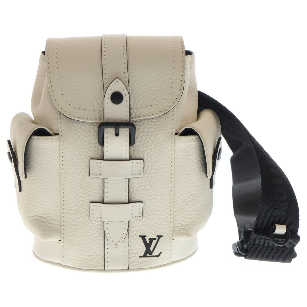 LOUIS VUITTON(ルイヴィトン) クリストファーXS トリヨンレザーショルダーバッグ ホワイト M58493