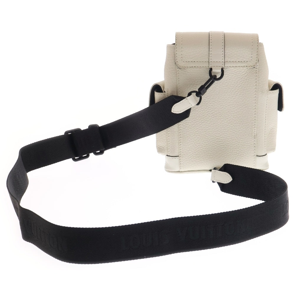 LOUIS VUITTON(ルイヴィトン) クリストファーXS トリヨンレザーショルダーバッグ ホワイト M58493