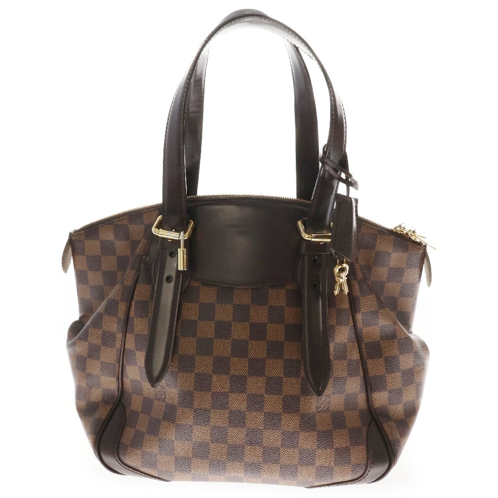 LOUIS VUITTON(ルイヴィトン) ダミエエベヌ ヴェローナPM ハンドバック トートバッグ ブラウン PVCレザー N41117