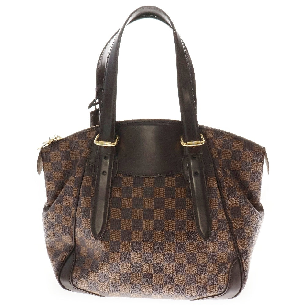 LOUIS VUITTON(ルイヴィトン) ダミエエベヌ ヴェローナPM ハンドバック トートバッグ ブラウン PVCレザー N41117