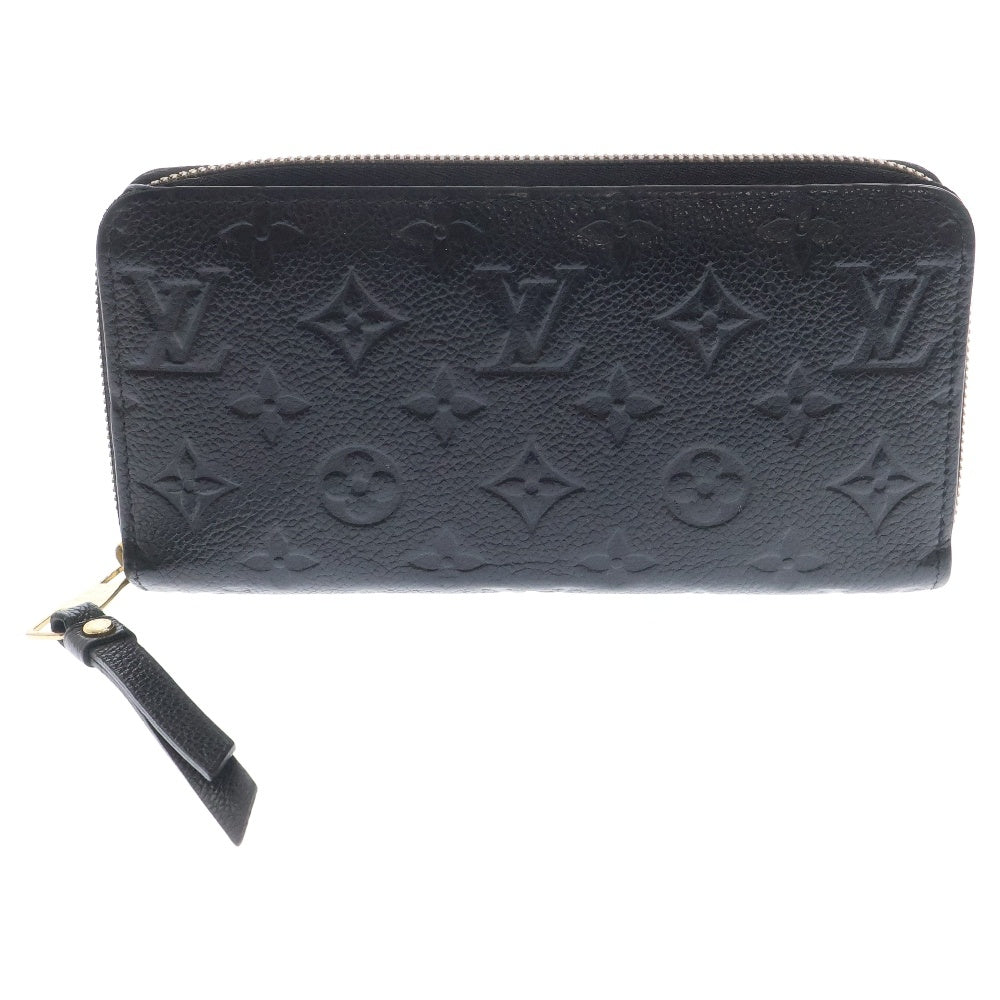 LOUIS VUITTON(ルイヴィトン) モノグラムアンプラント ジッピーロングウォレット 長財布 ブラック M60571