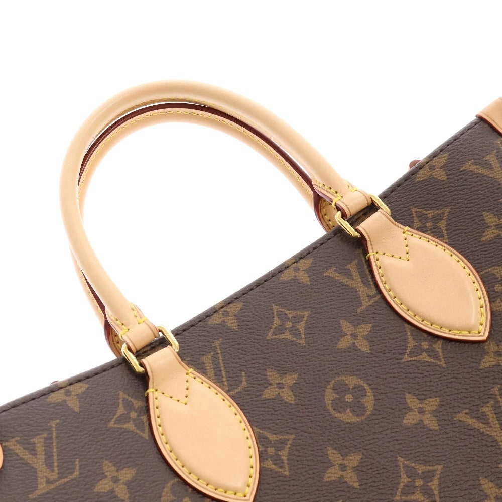 LOUIS VUITTON(ルイヴィトン) モノグラム サックプラPM 2WAYレザーハンドバッグ ショルダーバッグ ブラウン M45848