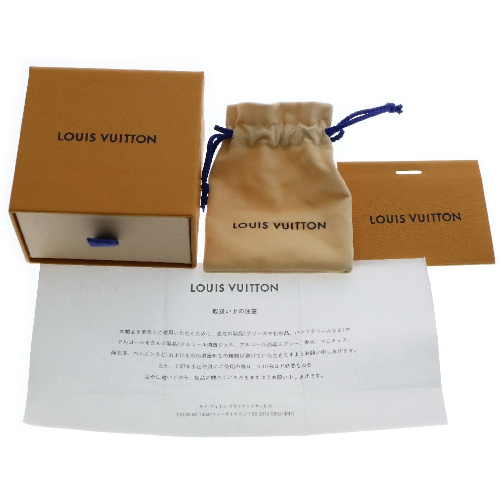 LOUIS VUITTON(ルイヴィトン) ブックル ドレイユ パラダイス チェーン ピアス モノグラム LVイニシャル ラインストーンピアス 3点セット MP3369 ブラック