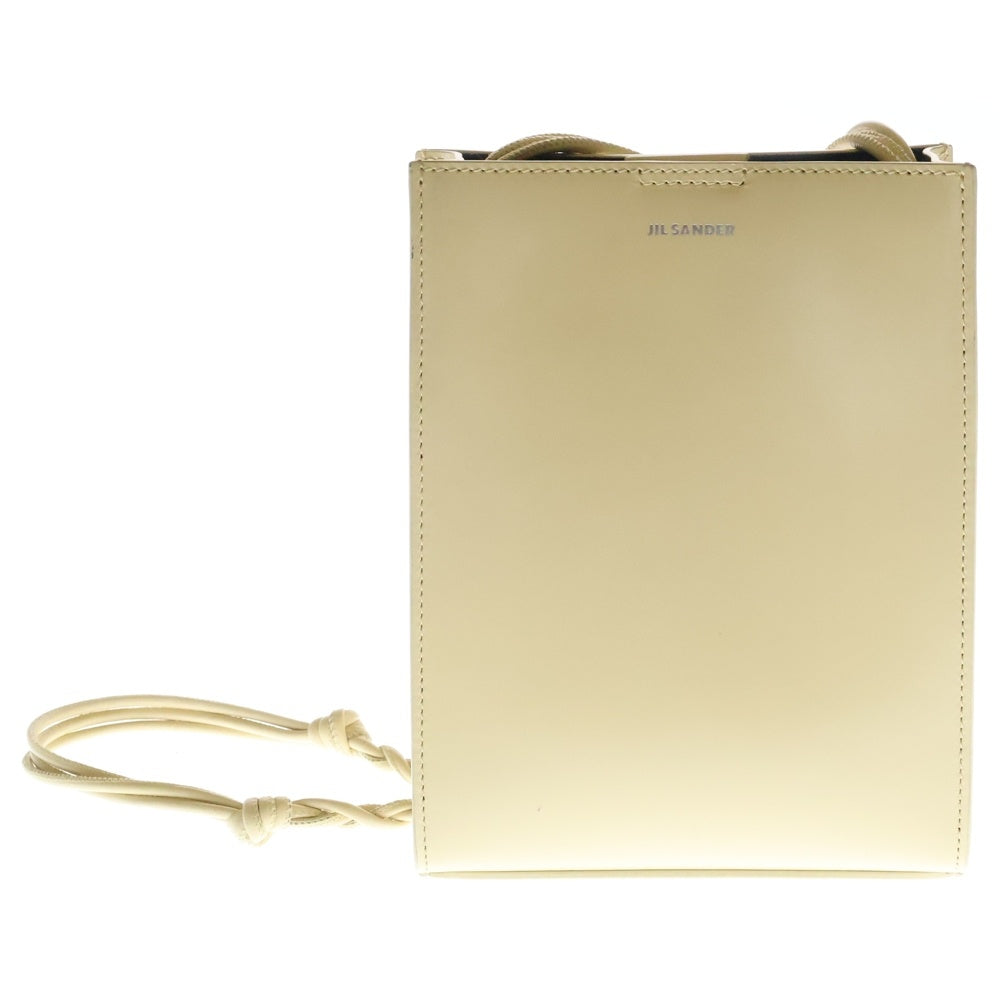 JIL SANDER(ジルサンダー) TANGLE タングルSM ショルダーバッグ クリーム ベージュ レザー
