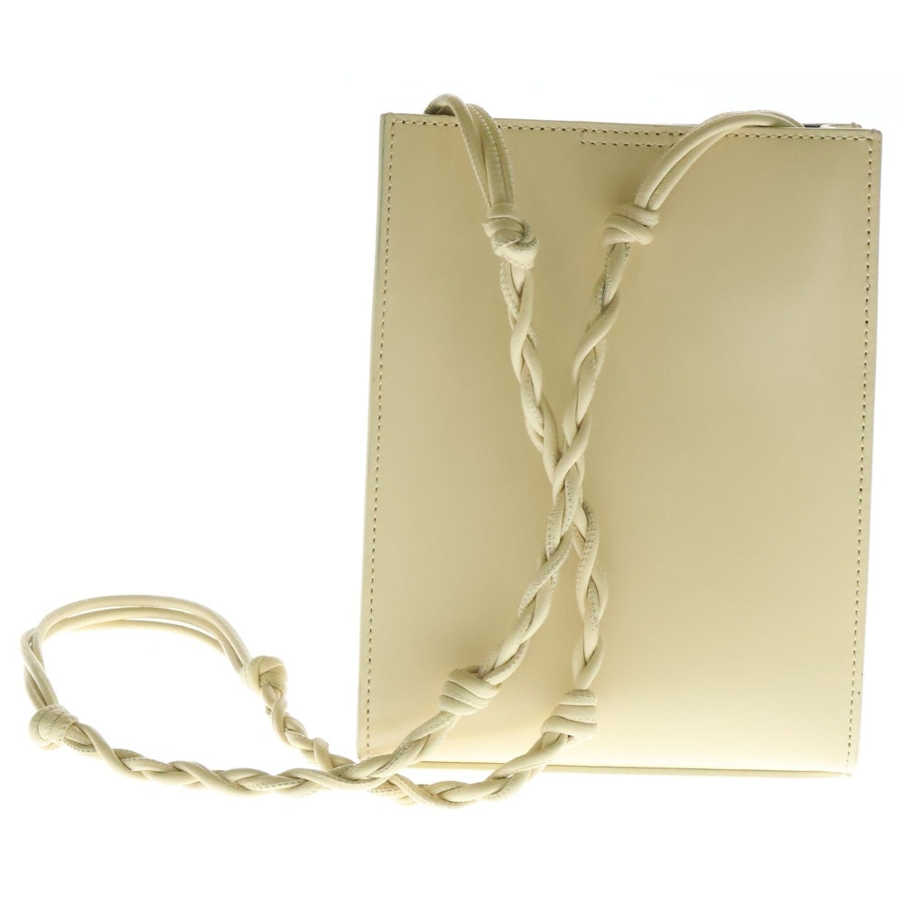 JIL SANDER(ジルサンダー) TANGLE タングルSM ショルダーバッグ クリーム ベージュ レザー