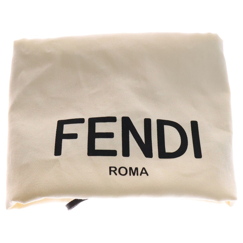 FENDI(フェンディ) メロン スモール ズッカ キャンバス×レザー ショルダーバッグ 7VA635