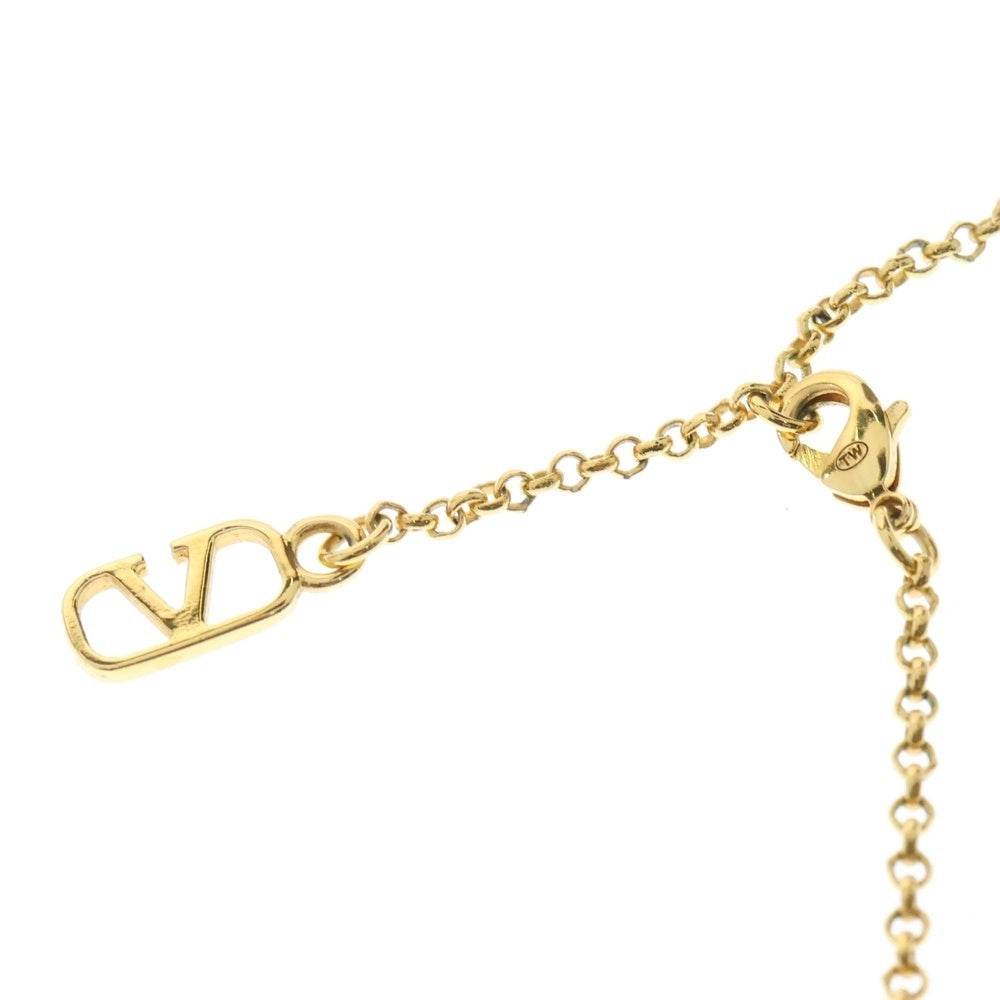 VALENTINO(ヴァレンティノ) ロゴネックレス ゴールド GP