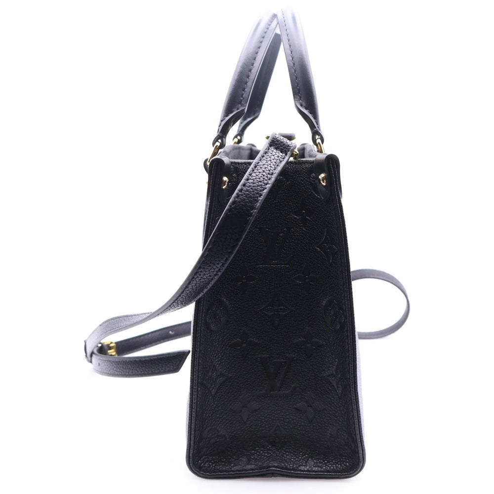 LOUIS VUITTON(ルイヴィトン) モノグラム・アンプラント オンザゴーPM ノワール ブラック レザー 2WAY ハンドバッグ ショルダーバッグ M45653