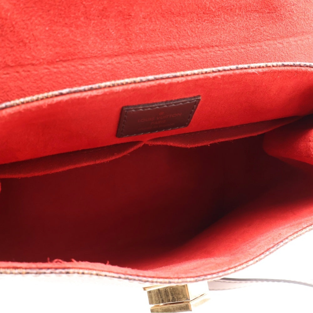 LOUIS VUITTON(ルイヴィトン) ダミエ ベルガモPM N41167 ブラウン PVC ショルダーバッグ