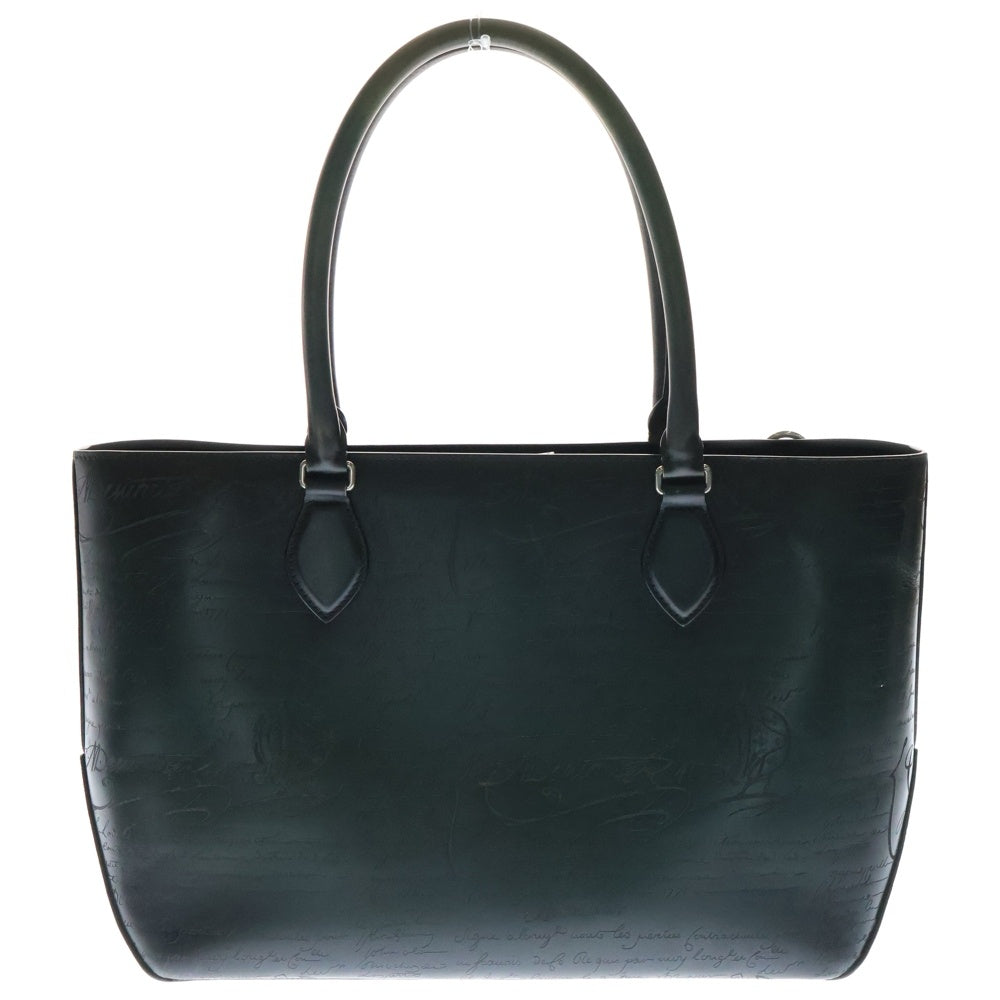 Berluti(ベルルッティ) トゥジュール カリグラフィ トートバッグ ビジネスバッグ グリーン レザー