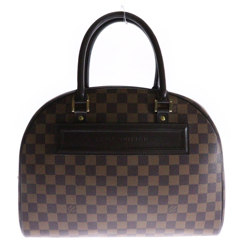 LOUIS VUITTON(ルイヴィトン) ダミエ ノリータ レザーハンドバッグ ブラウン レディース N41455