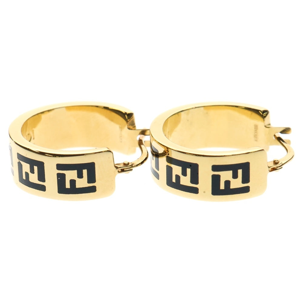 FENDI(フェンディ) フォーエバー ピアス イヤーアクセサリー ゴールド×ブラック 8AH637