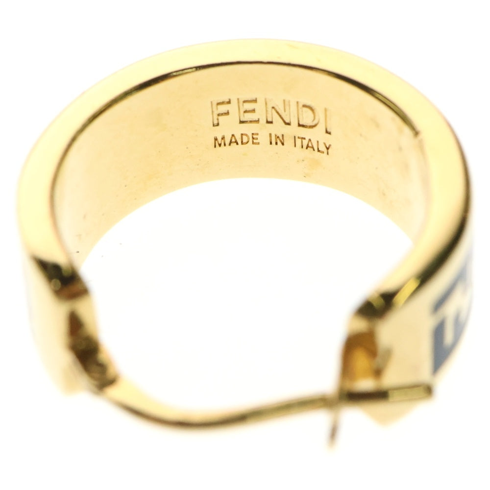 FENDI(フェンディ) フォーエバー ピアス イヤーアクセサリー ゴールド×ブラック 8AH637