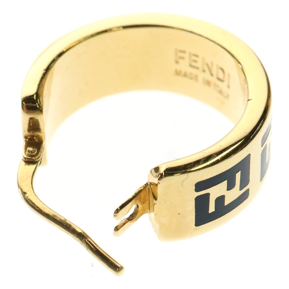 FENDI(フェンディ) フォーエバー ピアス イヤーアクセサリー ゴールド×ブラック 8AH637