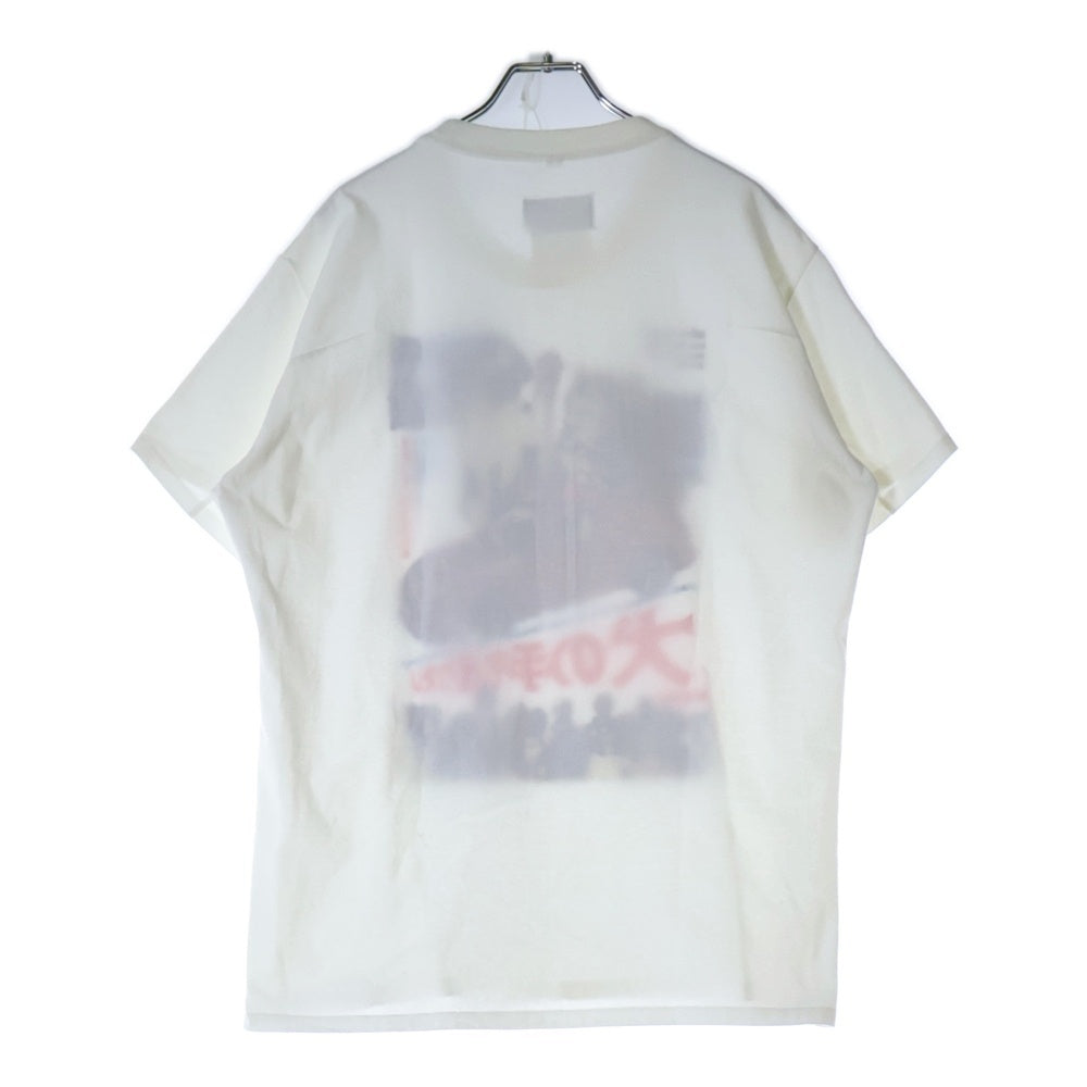 doublet(ダブレット) 21AW 犬の手も借りたい 刺繍半袖カットソー Tシャツ ホワイト 21AW24CS198