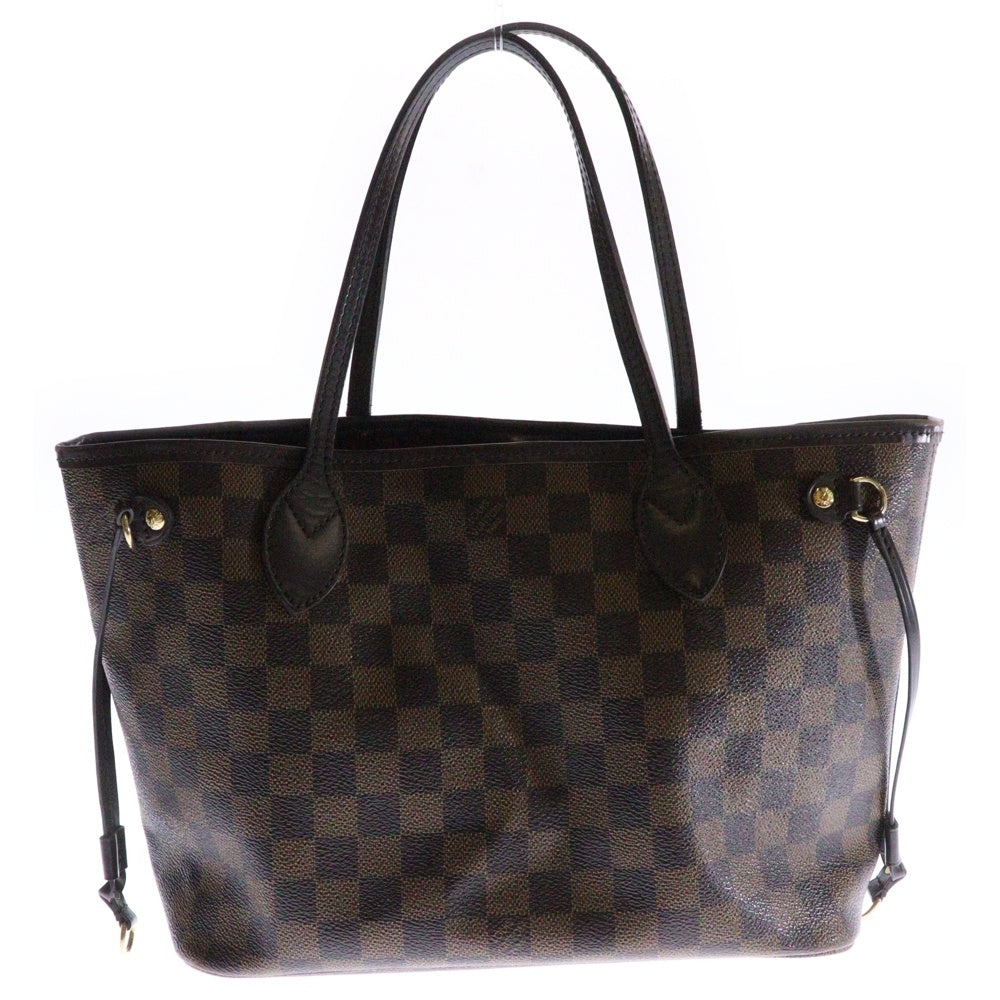LOUIS VUITTON(ルイヴィトン) ダミエ ネヴァーフルPM トートバッグ ハンドバッグ ブラウン ゴールド金具 レザー×PVC 新型 N40600