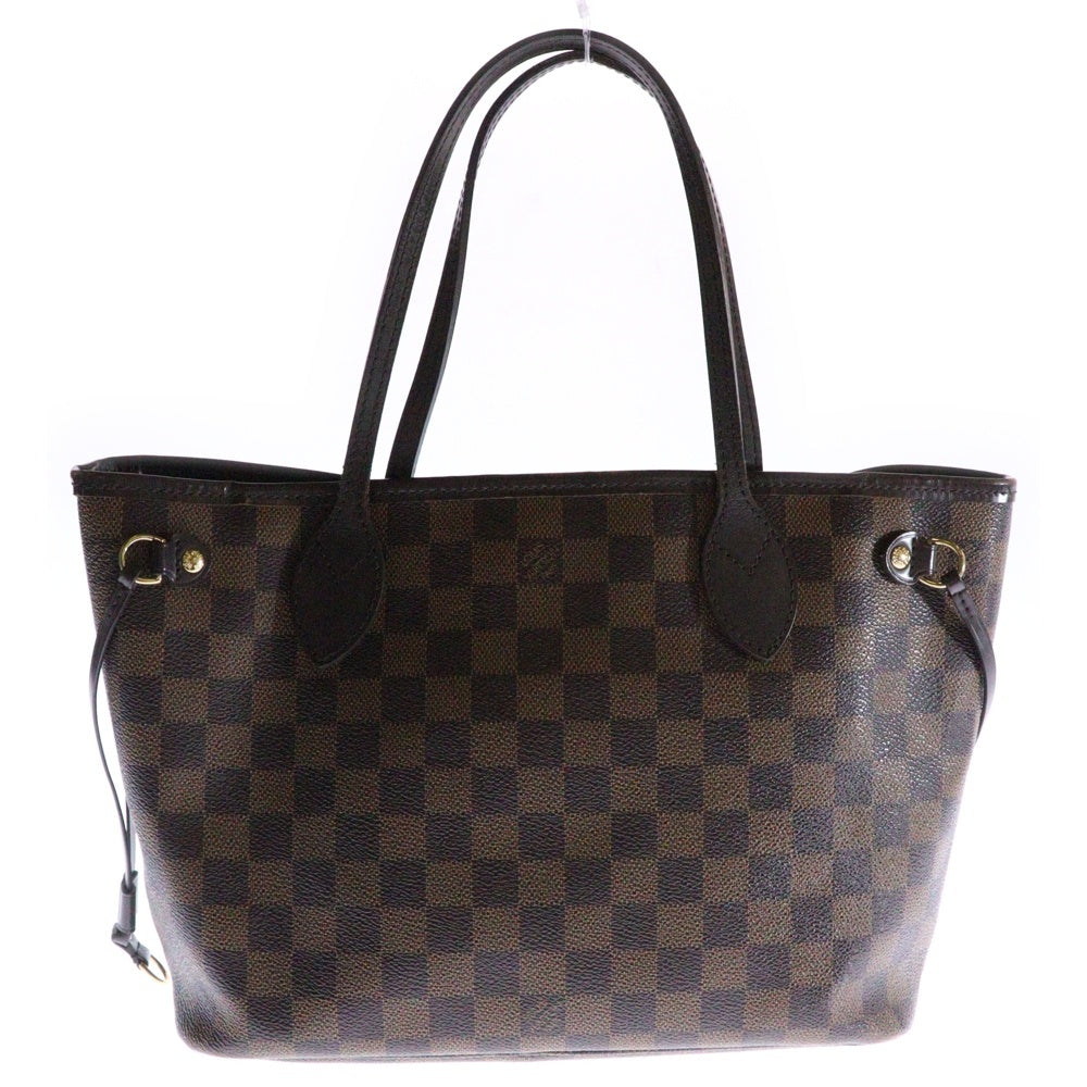LOUIS VUITTON(ルイヴィトン) ダミエ ネヴァーフルPM トートバッグ ハンドバッグ ブラウン ゴールド金具 レザー×PVC 新型 N40600