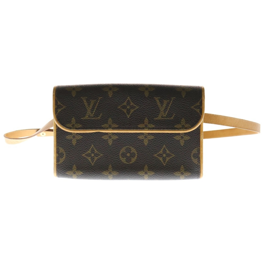 LOUIS VUITTON(ルイヴィトン) モノグラム ポシェットフロランティーヌ ショルダーバッグ ショルダーポシェット ミニバッグ ブラウン ゴールド金具 レザー×PVC M67303