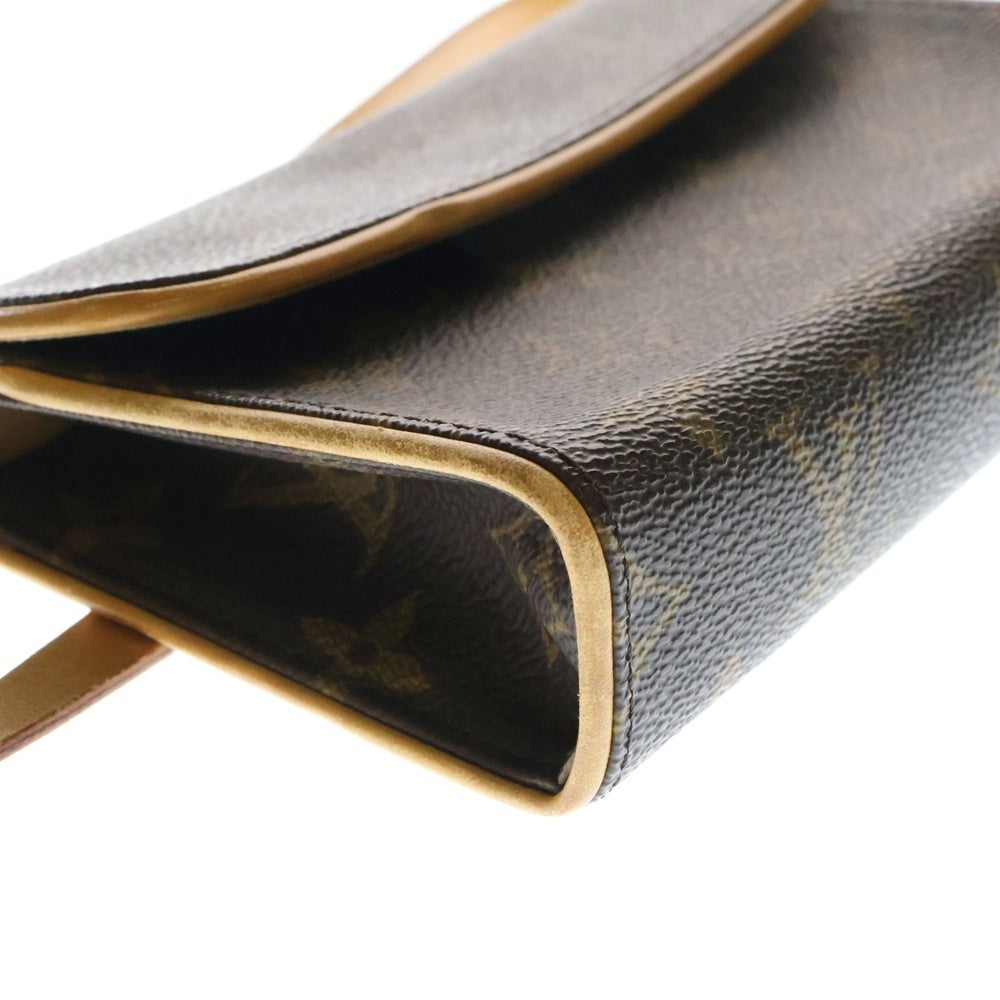 LOUIS VUITTON(ルイヴィトン) モノグラム ポシェットフロランティーヌ ショルダーバッグ ショルダーポシェット ミニバッグ ブラウン ゴールド金具 レザー×PVC M67303
