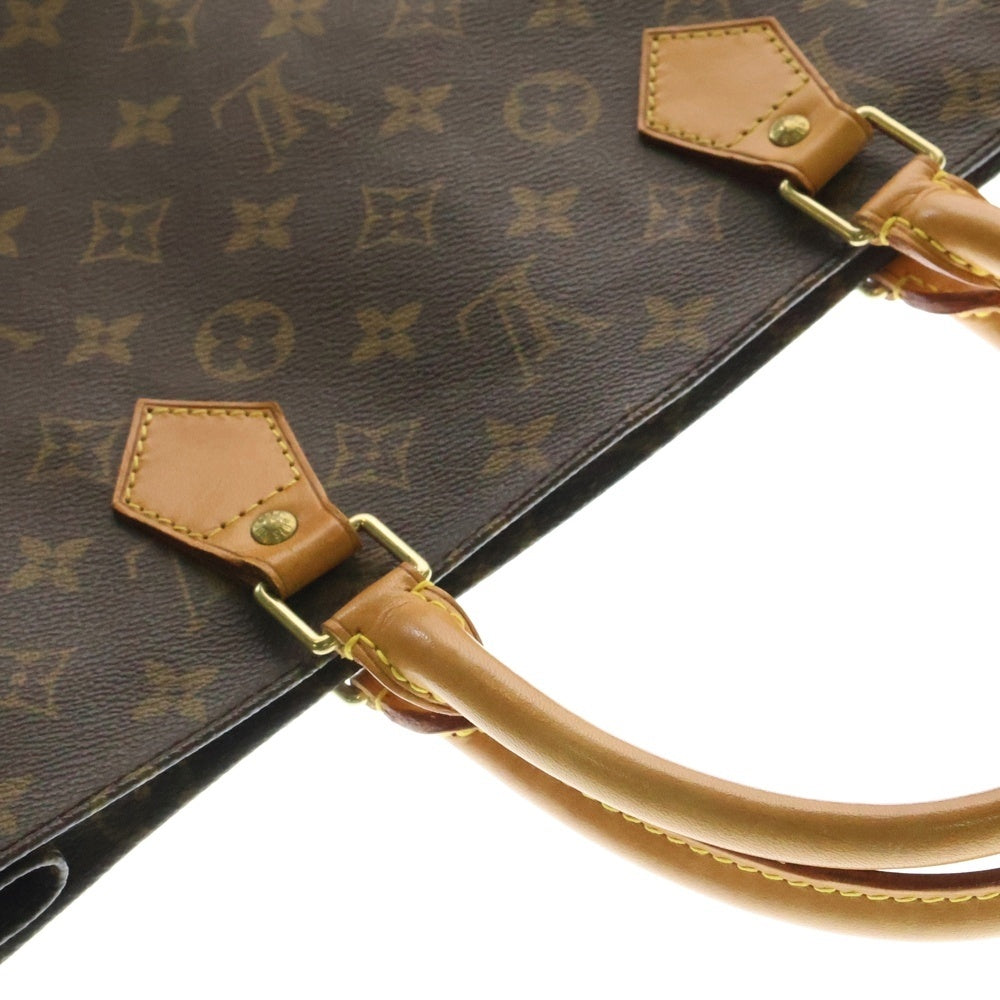 LOUIS VUITTON(ルイヴィトン) モノグラム サックプラ トートバッグ ハンドバッグ ブラウン ゴールド金具 レザー M51140