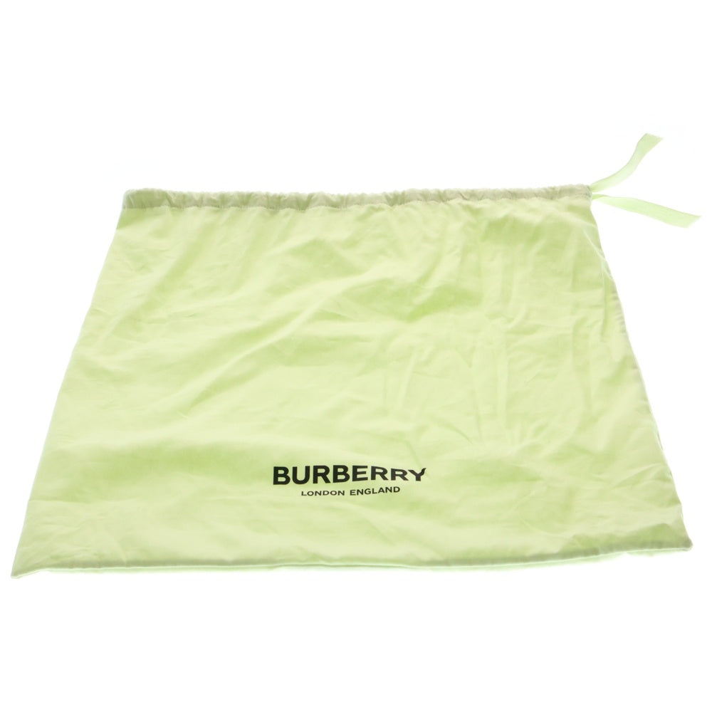 BURBERRY(バーバリー) フレヤトートバッグ ハンドバッグ ミディアム グレー×ブラック レザー×キャンバス ゴールド金具