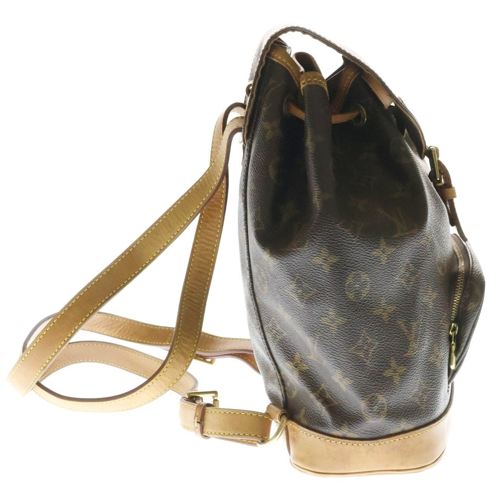 LOUIS VUITTON(ルイヴィトン) モノグラム モンスリMM ブラウン PVC リュック バックパック M51136