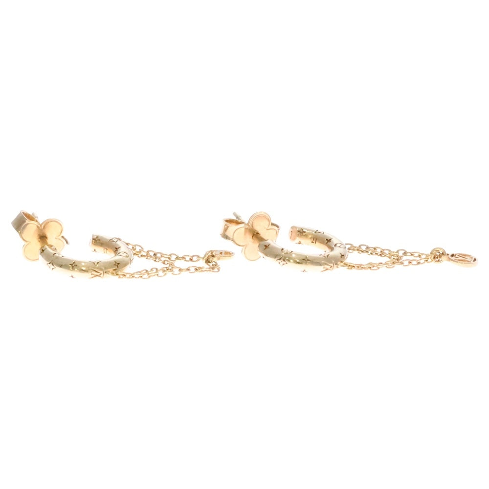 LOUIS VUITTON(ルイヴィトン) ブックルドレイユ ミニフープ ノグラム ピアス セット イヤーアクセサリー ゴールド M00572