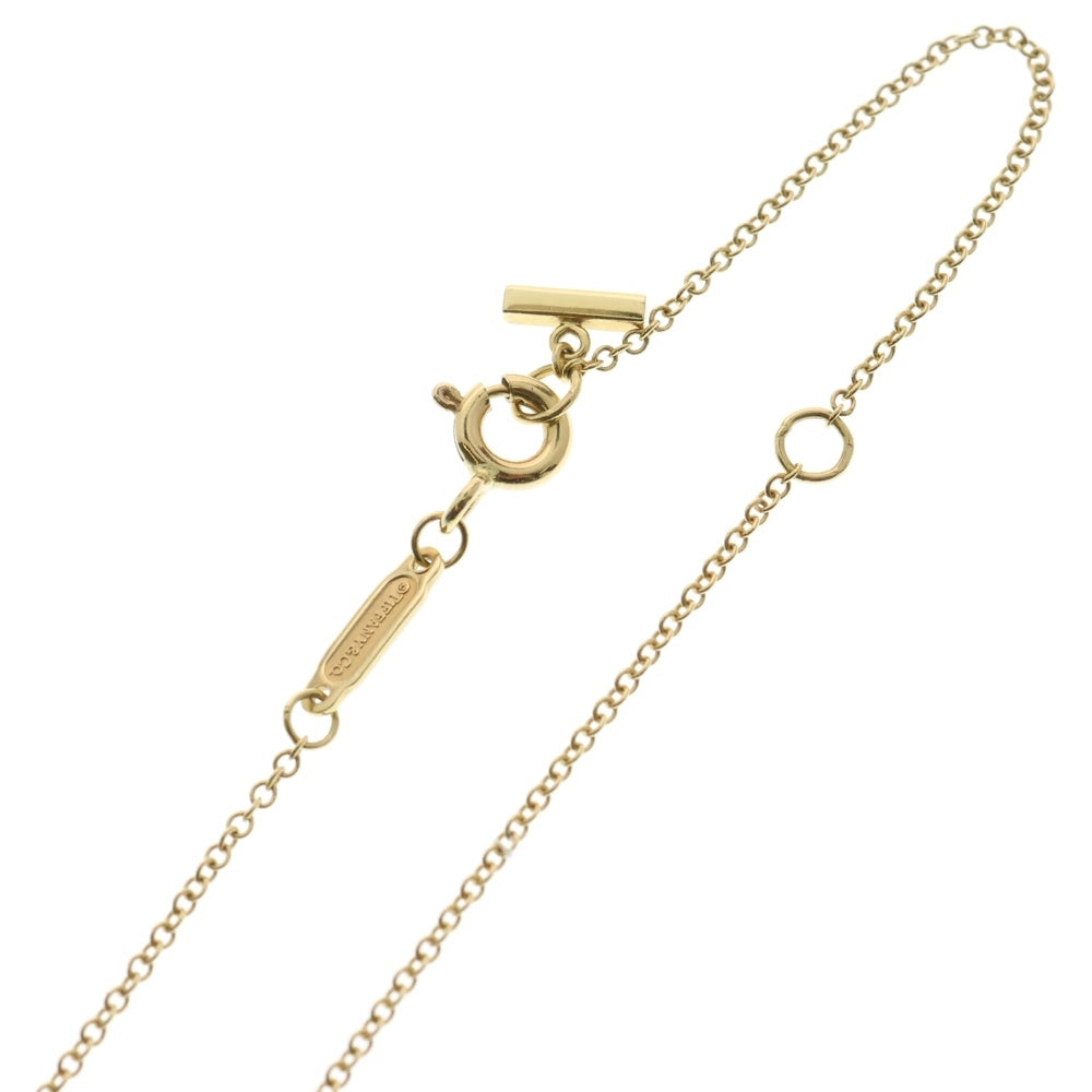 TIFFANY&Co(ティファニー) Tスマイル ミニ ダイヤモンド ネックレス 750YG イエローゴールド ジュエリー アクセサリー