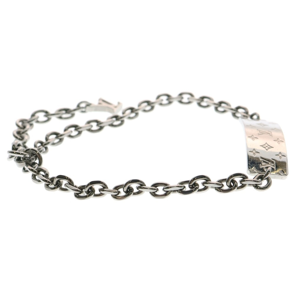 LOUIS VUITTON(ルイヴィトン) モノグラム ボールド ブレスレット シルバー チェーン M00681