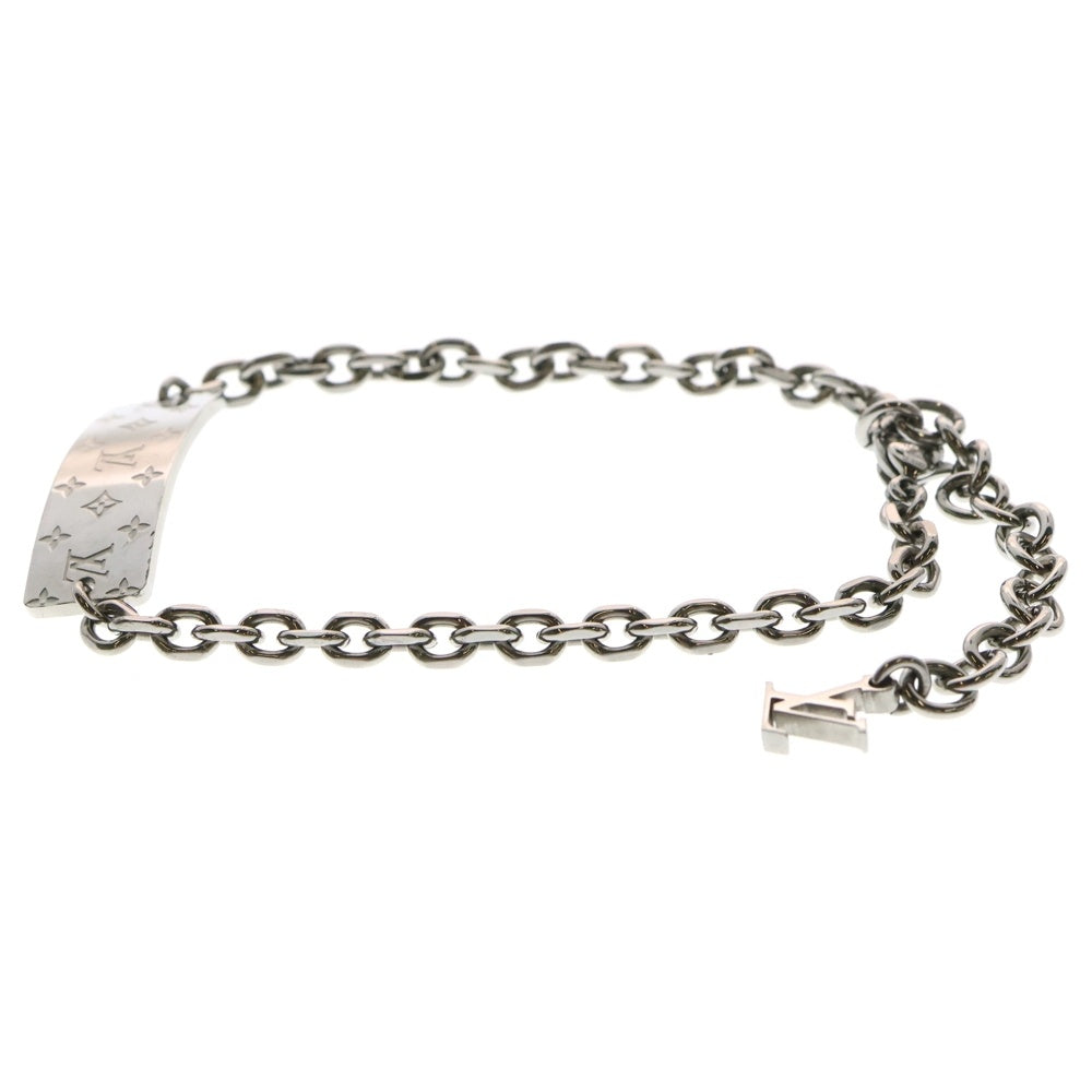 LOUIS VUITTON(ルイヴィトン) モノグラム ボールド ブレスレット シルバー チェーン M00681