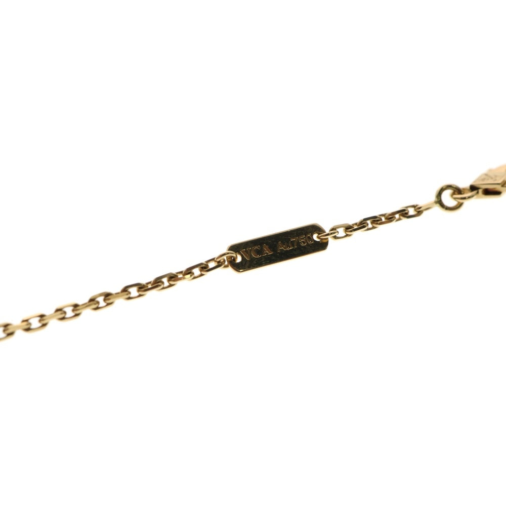 Van Cleef & Arpels(ヴァンクリーフアンドアーペル) マジックアルハンブラ ネックレス マラカイト Au750 K18 YG イエローゴールド ペンダント