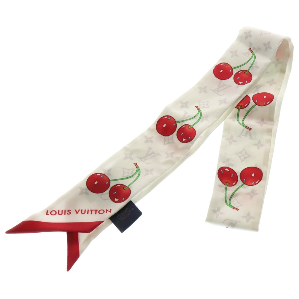 LOUIS VUITTON(ルイヴィトン) モノグラムチェリー バンドーBB スカーフ ホワイト M94968