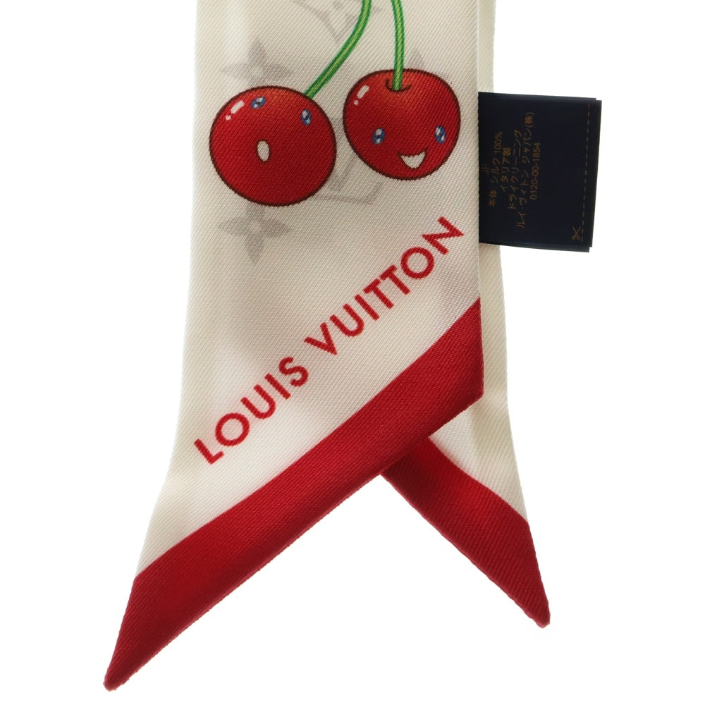 美品✨ルイヴィトン リボン スカーフ バンドー BB エッセンシャル モノグラム LOUIS VUITTON(ルイヴィトン) モノグラムチェリー バンドーBB