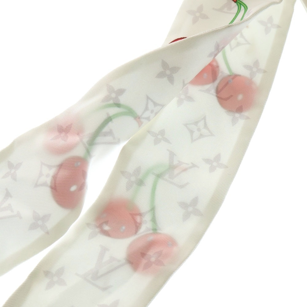 LOUIS VUITTON(ルイヴィトン) モノグラムチェリー バンドーBB スカーフ ホワイト M94968