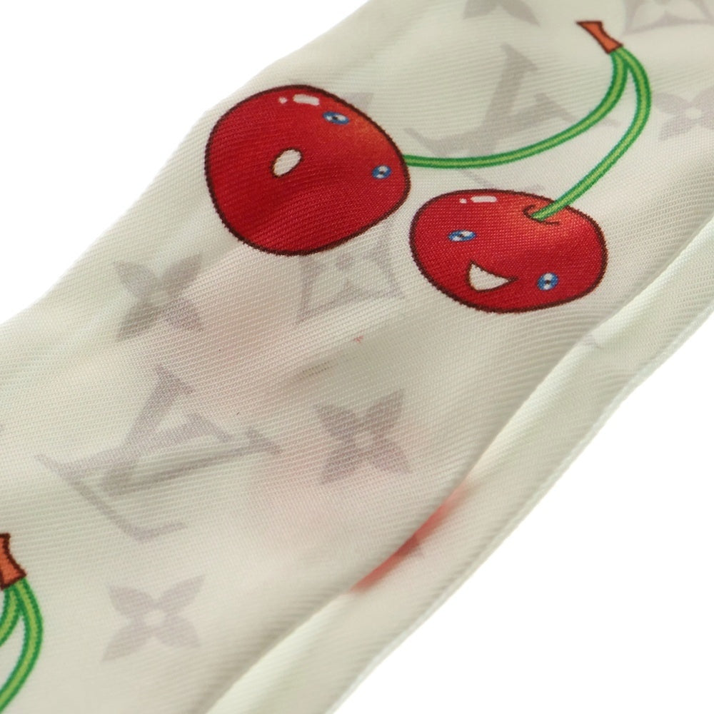 LOUIS VUITTON(ルイヴィトン) モノグラムチェリー バンドーBB スカーフ ホワイト M94968