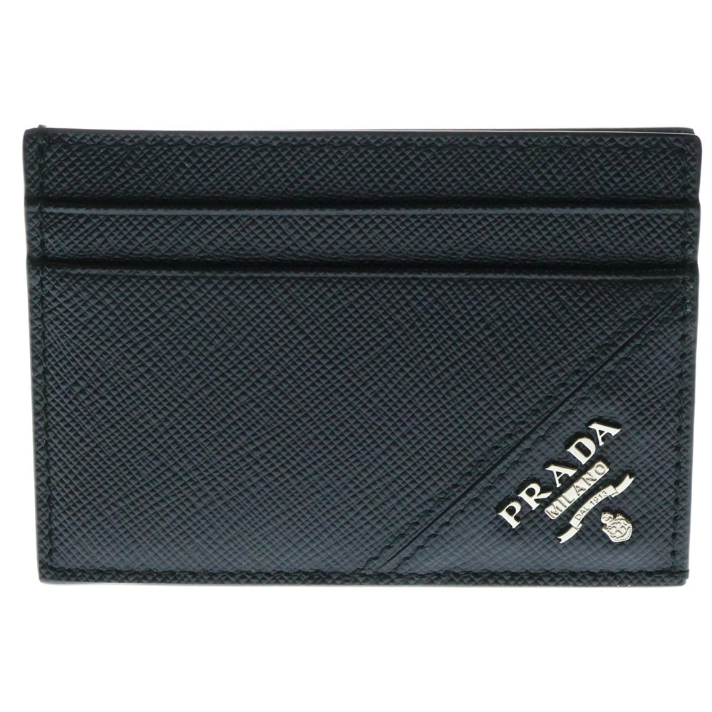 PRADA(プラダ) サフィアーノ カードケース ブラック レザー 2MC047