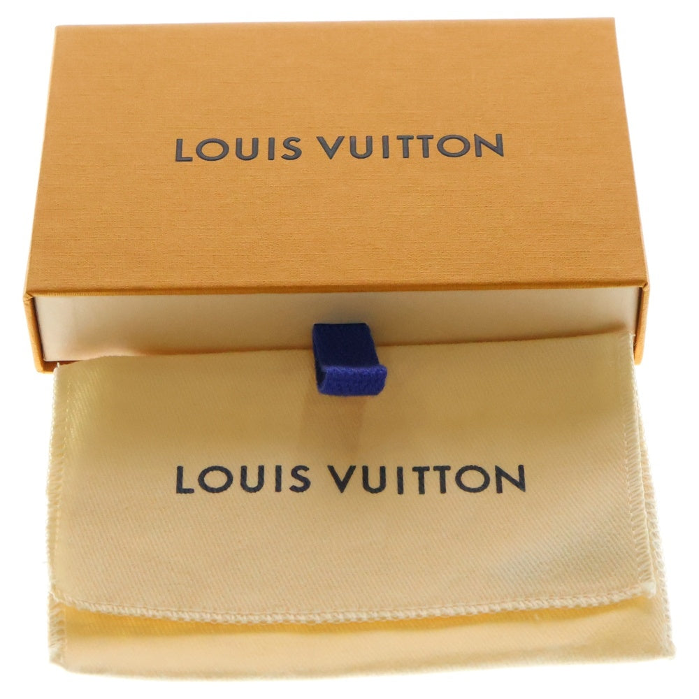 LOUIS VUITTON(ルイヴィトン) モノグラム×タイガラマ ポルト・カルト・ダブル カードケース パスケース ブルー レザー RFID M31051