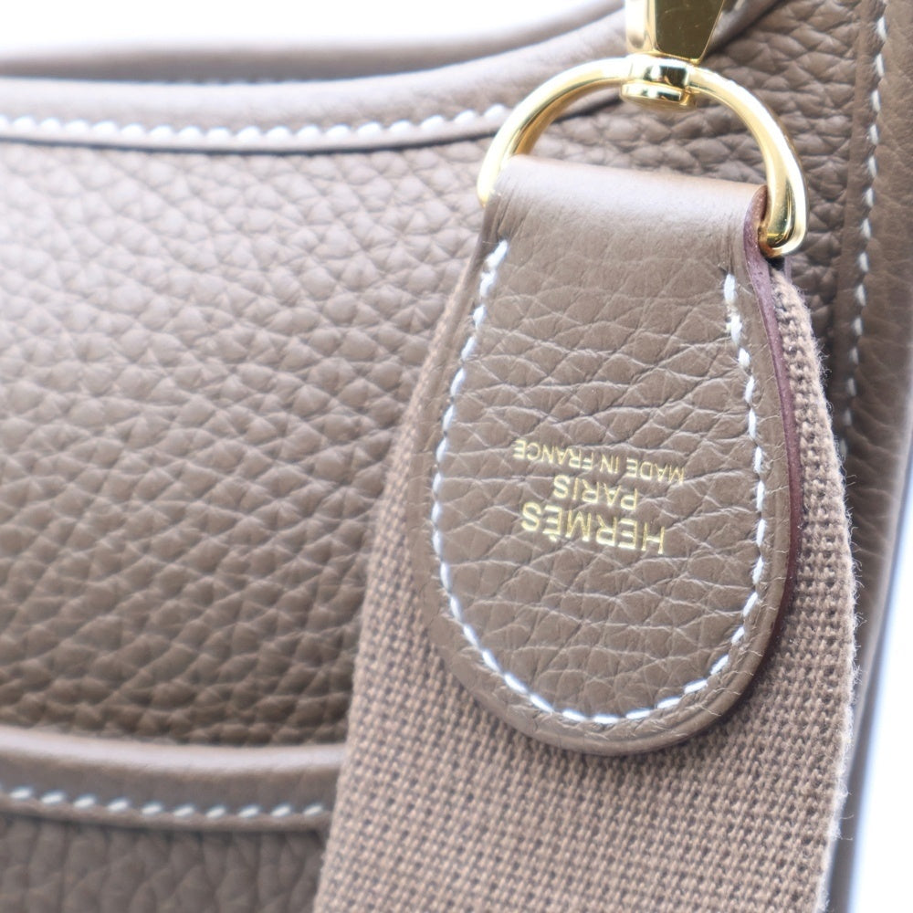 HERMES(エルメス) エヴリンPM エトゥープ トリヨン U刻印 ゴールド金具 ショルダーバッグ