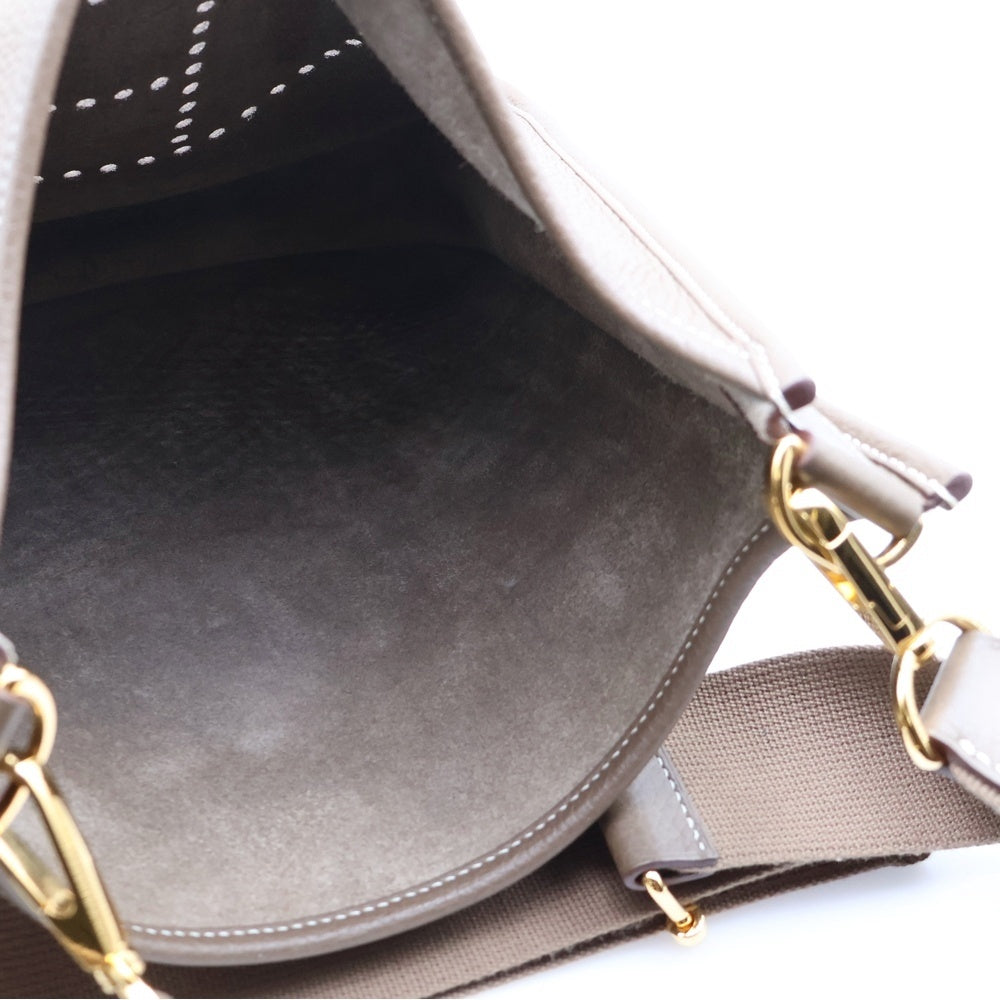 HERMES(エルメス) エヴリンPM エトゥープ トリヨン U刻印 ゴールド金具 ショルダーバッグ