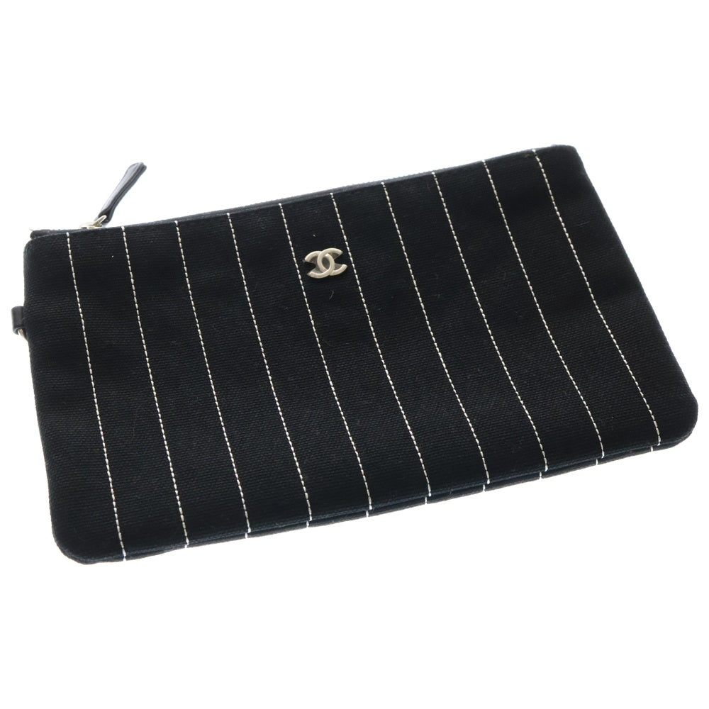 CHANEL(シャネル) ドーヴィルGM トートバッグ ブラック キャンバス ハンドバッグ A66941