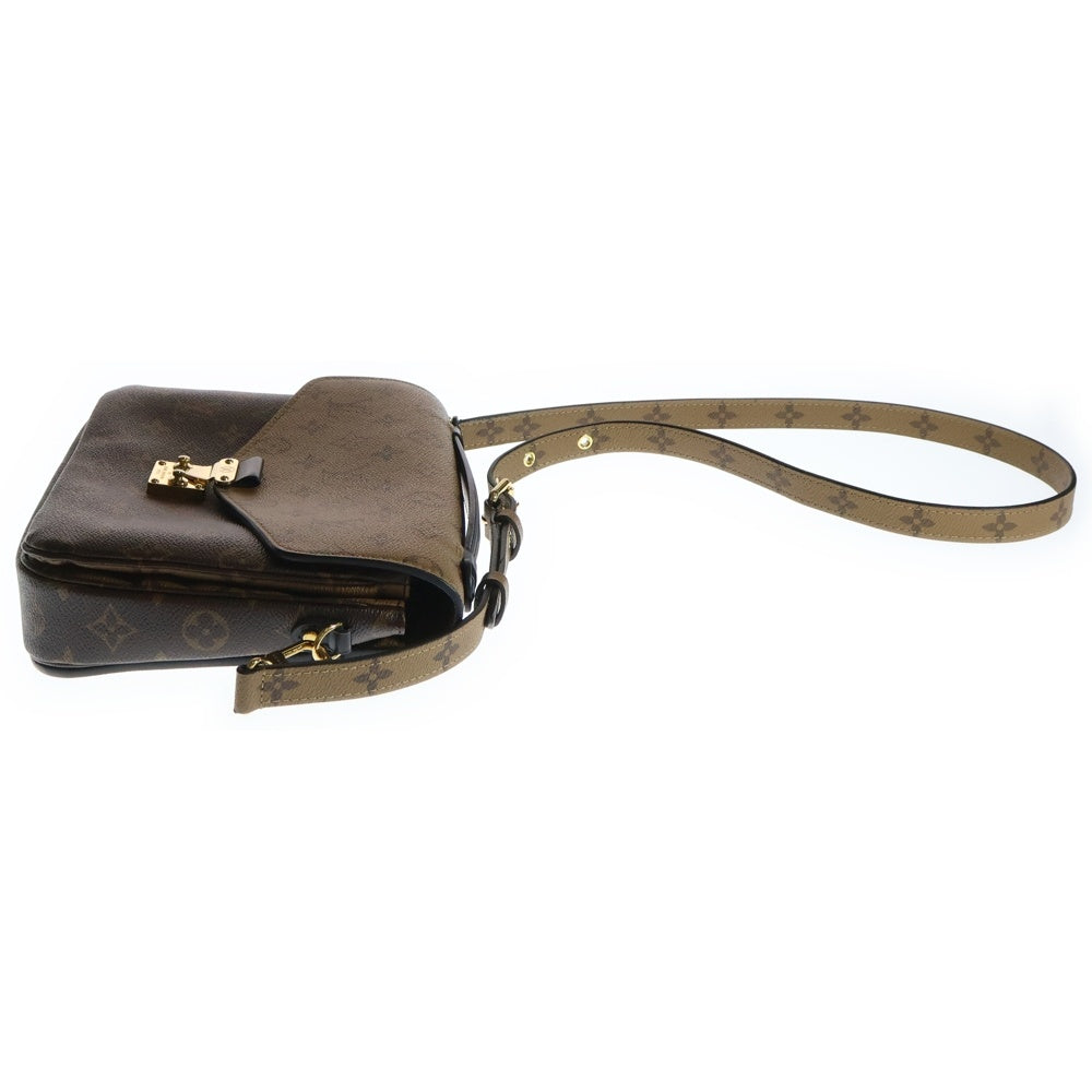 LOUIS VUITTON(ルイヴィトン) モノグラムリバース ポシェット・メティスMM ショルダーバッグ ブラウン PVCレザー M44876