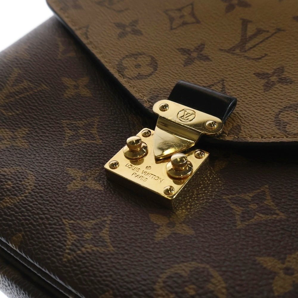 LOUIS VUITTON(ルイヴィトン) モノグラムリバース ポシェット・メティスMM ショルダーバッグ ブラウン PVCレザー M44876