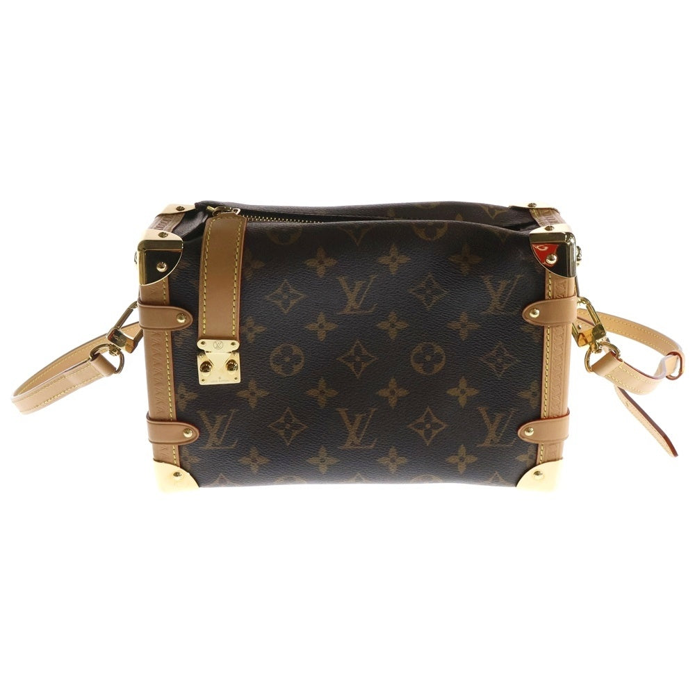 LOUIS VUITTON(ルイヴィトン) モノグラム サイドトランク MM ショルダーバッグ ポシェットバッグ ブラウン PVCレザー RFID M46358