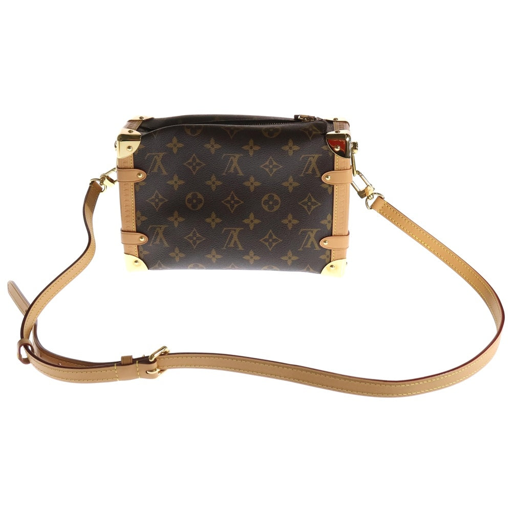 LOUIS VUITTON(ルイヴィトン) モノグラム サイドトランク MM ショルダーバッグ ポシェットバッグ ブラウン PVCレザー RFID M46358
