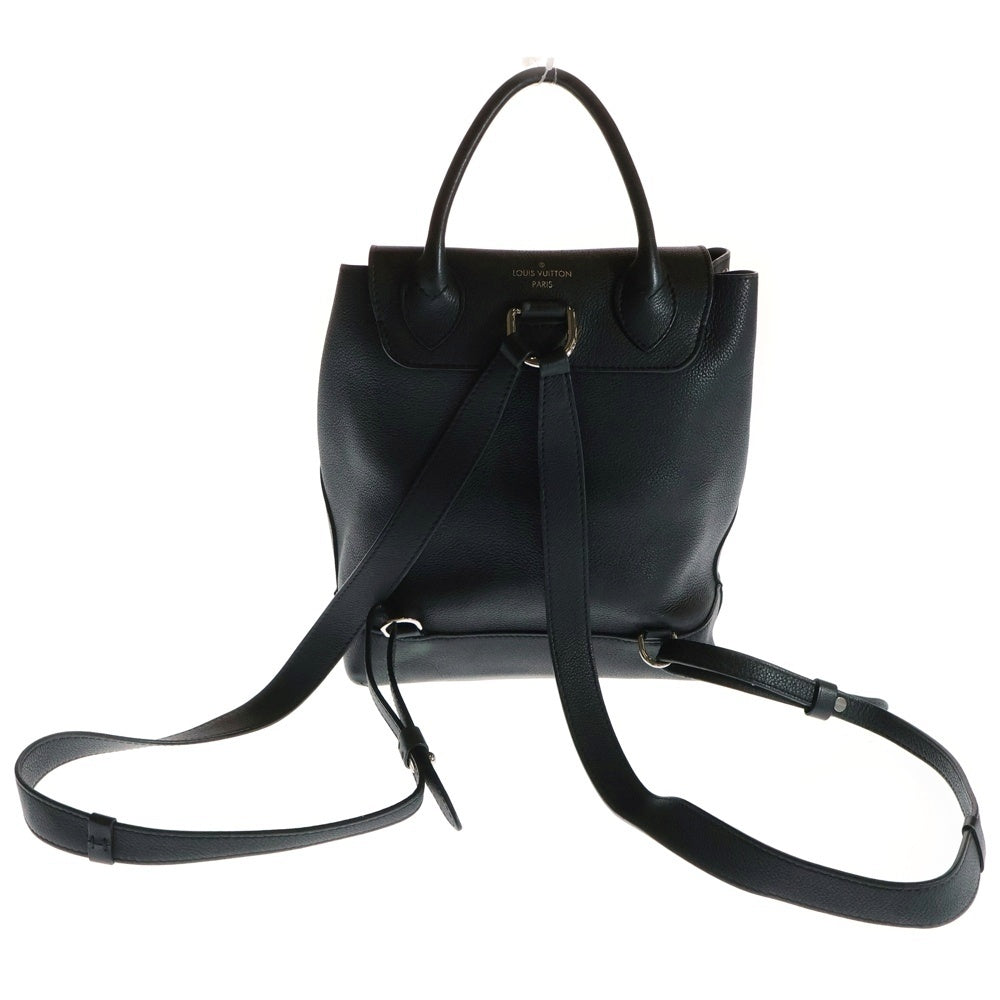 LOUIS VUITTON(ルイヴィトン) トリヨン ロックミー バックパック リュックサック ブラック ノワール シルバー金具 レザー M41815