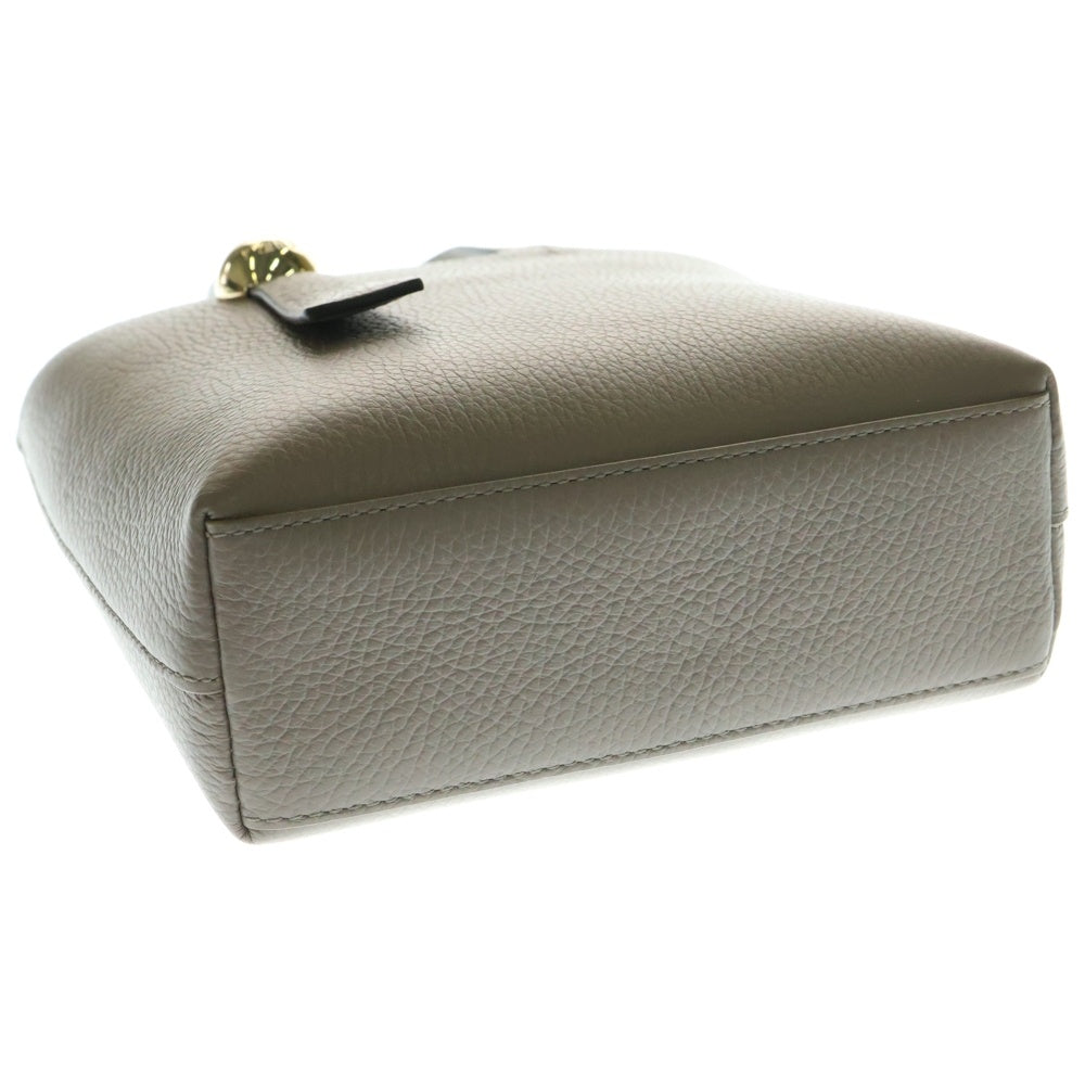 FURLA(フルラ) 2WAYバッグ ハンドバッグ ショルダーバッグ ピンクベージュ ゴールド金具 レザー