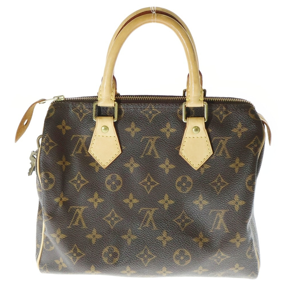 LOUIS VUITTON(ルイヴィトン) モノグラム スピーディ25 レザーハンドバッグ ブラウン レディース M41528