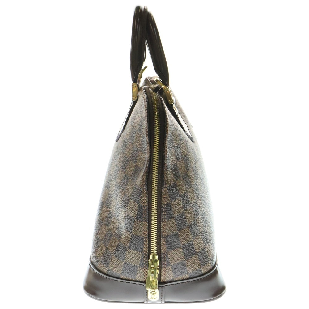 LOUIS VUITTON(ルイヴィトン) ダミエ アルマPM ハンドバッグ ブラウン ゴールド金具 レザー×PVC N51131
