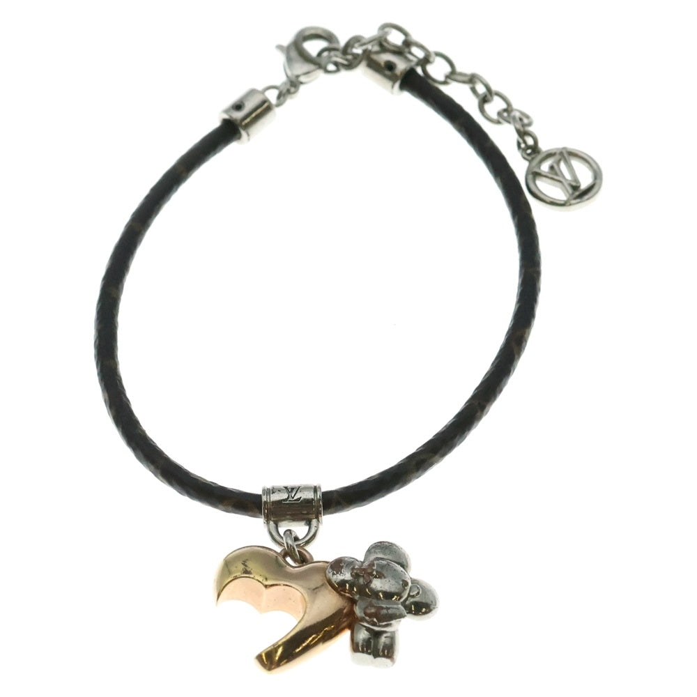 LOUIS VUITTON(ルイヴィトン) ヴィヴィエンヌ ブレスレット ブラウン シルバー金具 M8424Z