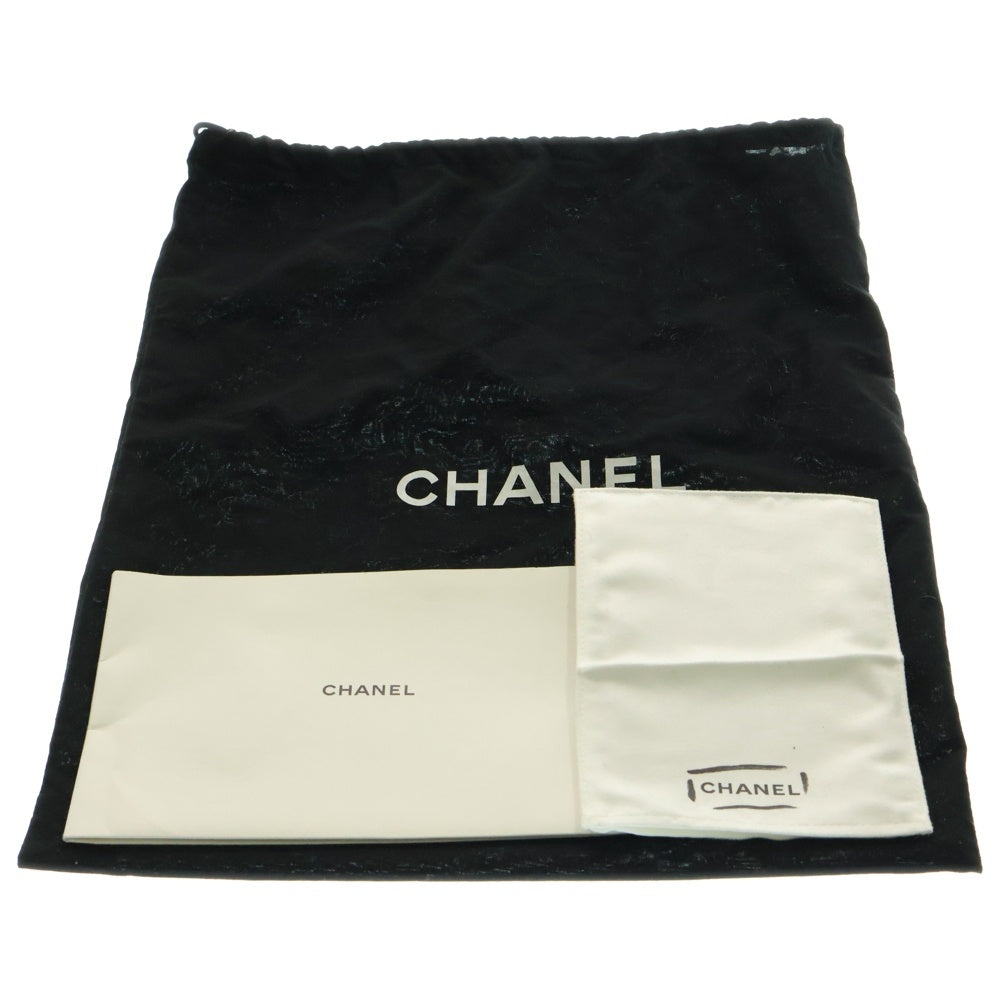 CHANEL(シャネル) マトラッセ バケット ラムスキン レザー ココマーク チェーン ショルダーバッグ シルバー金具 ネイビー 23番台